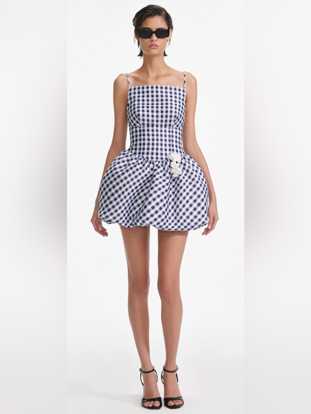 NWT! Self Portrait Blue and White Mini Dress/US Size 6